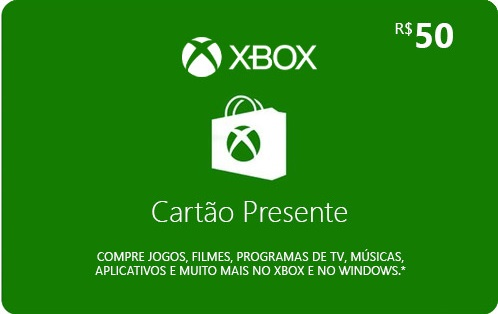 POR XBOX CASH 2022 50BRL
